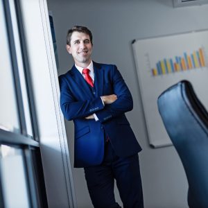 George King in Board room in Cape Town.