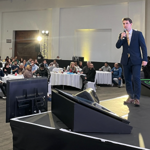 George King Speaking to a Group of Investors at Grand West in Cape Town