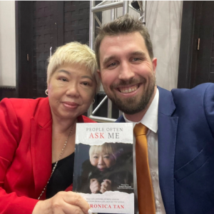 George with Victoria Tan - Founder of Success Resources. One of the Largest Investor Education and Speaking Platforms in the World